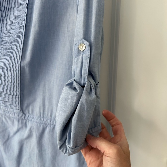 Chambray Button down Dress - Picture 2 of 4